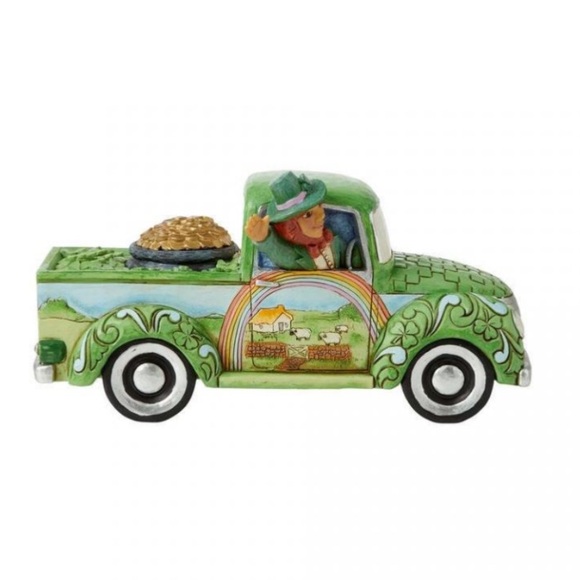 Jim Shore Heartwood Creek "Truckload of Luck" Figurine - Picture 2 of 6